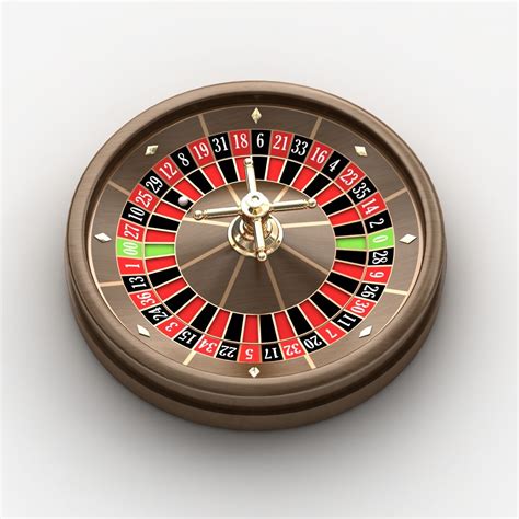 roulette wheel 3d model free.